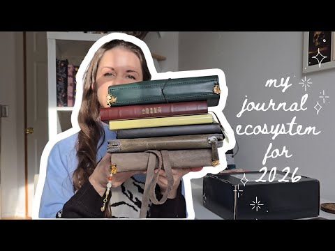 my journaling ecosystem for 2026 🖊️📖💫