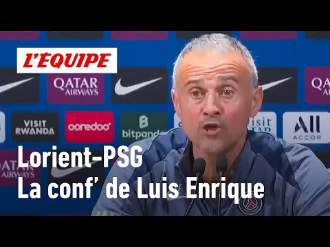 Lorient-PSG - Luis Enrique : "C'est le moment d'être très ambitieux pour l'avenir"