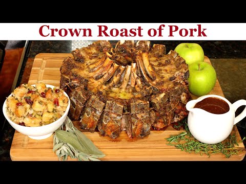 Crown Roast of Pork with Stuffing