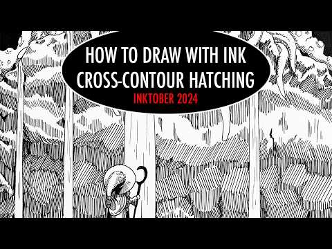 How to Draw with Ink - Texture Part 1 (Inktober Skills Tutorial)