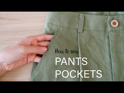[Quick & Neat]✅  How To Sew Pants/Trousers Pockets Easily | Sewing Techniques