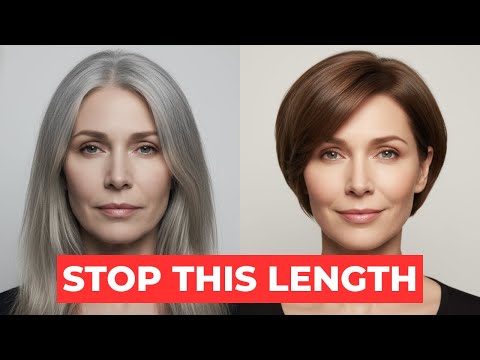 STOP This Hair Length After 45 (It Pulls Your Face Down Instantly)