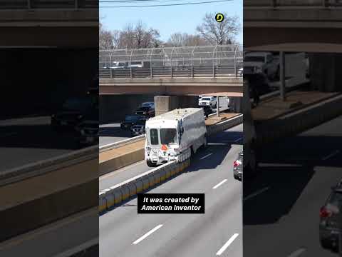 The Weirdest Machine on the Road, This Machine Unzips Highways