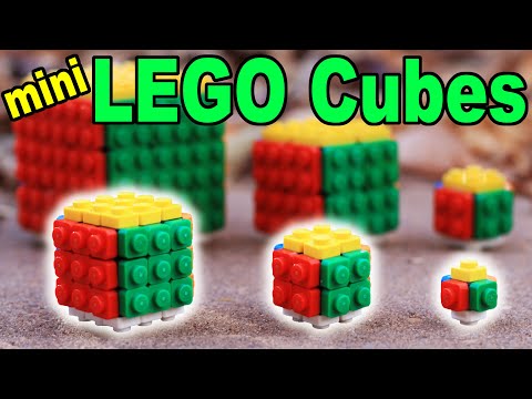 I made the *smallest* LEGO Rubik's Cubes!