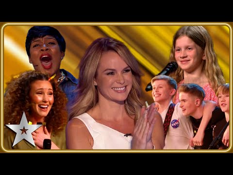 Amanda Holden's Golden Buzzer Moments | Auditions | Britain's Got Talent