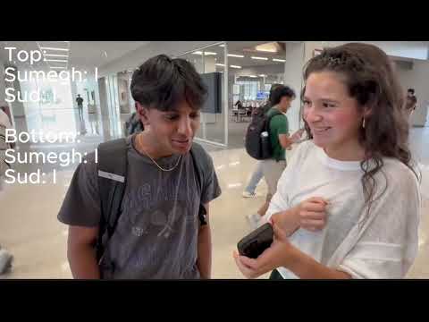 Sumegh and Olivia Go Bother People