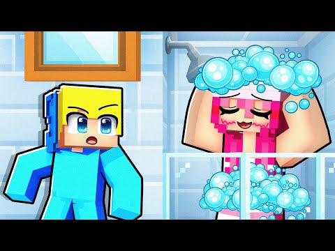 Ich werde WINZIG um meinen CRUSH in Minecraft zu beobachten!