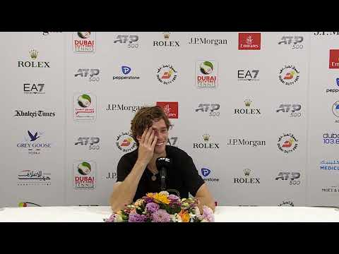 Andrey Rublev - R2 - Press Conference - 2023 Dubai Duty Free Tennis Championships