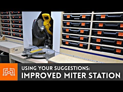 Using Your Suggestions to Improve the Miter Saw Station | I Like To Make Stuff