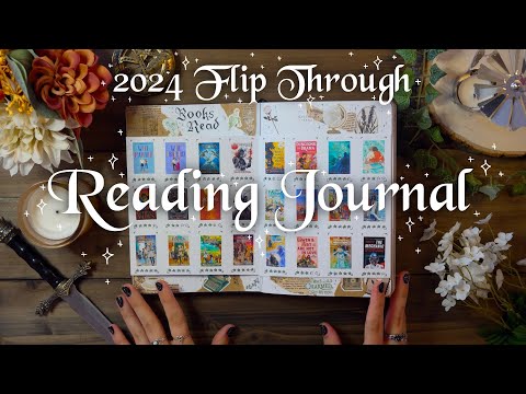 2024 reading journal flip through ✨🐝🗝️