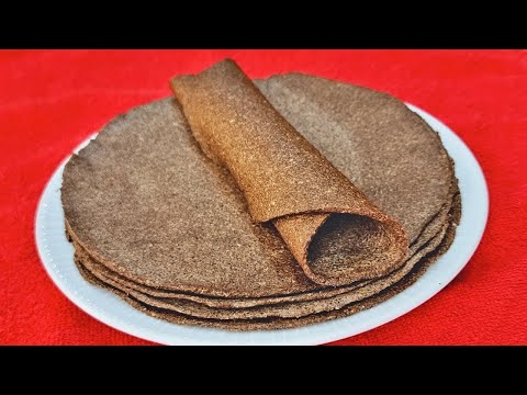 Only CHIA and WATER - REPLACE BREAD in 5 MINUTES - LOW CARB, High Fiber and Protein, Quick and Easy