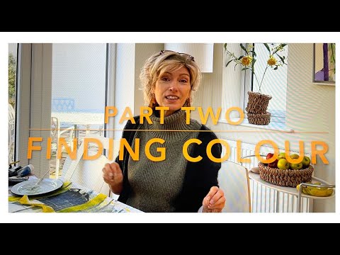 Mixing a colour palette.  Part two of Drawing to Painting.