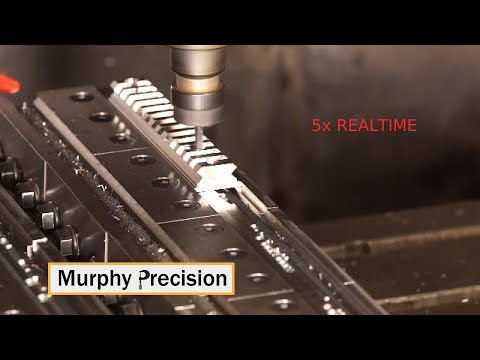 Timelapse Machining of a Murphy Precision - Remington 700 Picatinny Scope Base