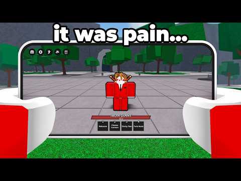 I Switched To MOBILE For 24 Hours in The Strongest Battlegrounds!