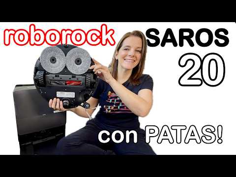 Roborock Saros 20 limpieza CON PATAS!!!