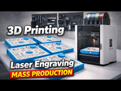 Mass-Producing Ant Farms: 3D Printing + Laser Engraver at Home