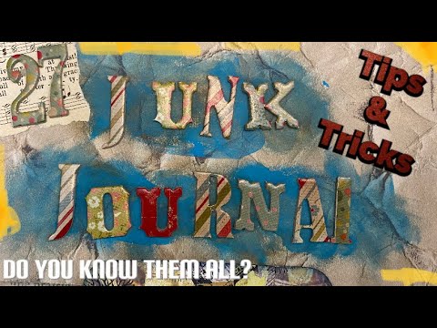 27 of the BEST Junk Journal Tips and Tricks