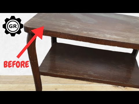 Can I make this VINTAGE side table MORE BEAUTIFUL? - FURNITURE RESTORATION