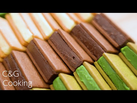 3 Types Ganache Sandwich Cookies | ASMR