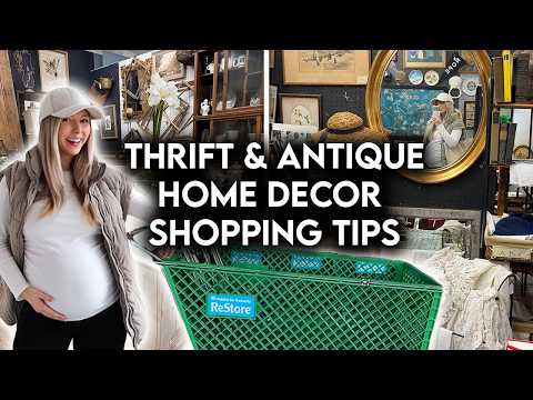 THRIFT + ANTIQUE SHOP WITH ME 2026 | HOME DECOR THRIFTING TIPS