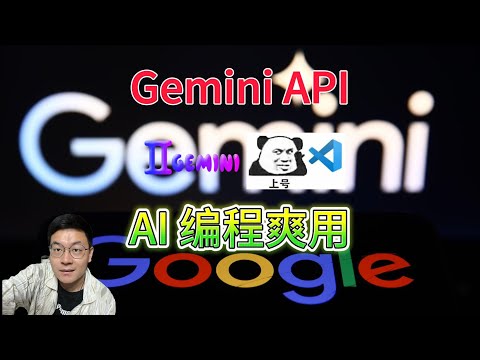 Google Gemini 是所有一线顶级大模型当中,唯一一个 Api 可以免费白嫖的。本期视频通过 VSCode + Gemini 爽用 AI 编程。