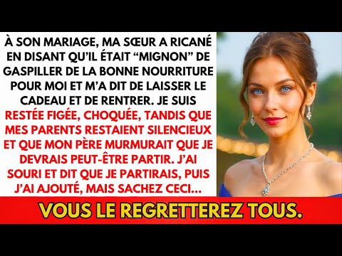 Au Mariage De Ma Sœur, Elle M'a Refusé La Nourriture Et Humiliée — Mes Parents Ont Approuvé, Mais...