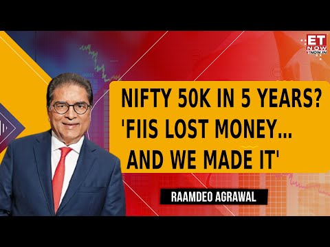 The Interview With Raamdeo Agrawal: Can Nifty Hit 50,000 in 5 Years? | Views On FIIs, Q-Comm & More