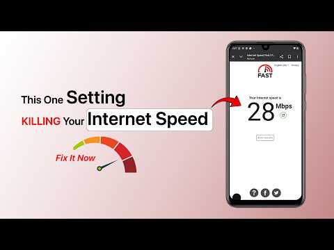 This ONE Setting is KILLING Your Internet Speed – FIX It Now