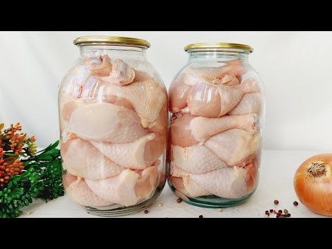 МАЛО КТО ЗНАЕТ ЭТО! Куриное Мясо не портится 2 года БЕЗ ХОЛОДИЛЬНИКА! ОЧЕНЬ ПРОСТО! #мясо