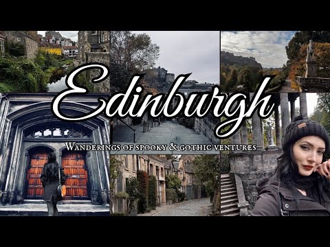Edinburgh Vlog 🕸️ Ghosts, Magic & Spooky Gems of Scotland 