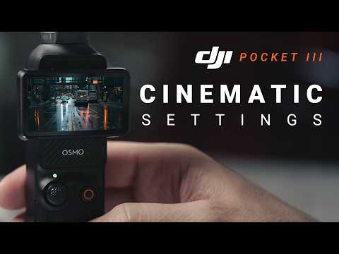 Ultimate DJI Pocket 3 Cinematic Settings (2025) – Beginner to Pro Guide