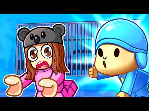 ANGEL ESCAPE POCOYO PRISON RUN IN ROBLOX!