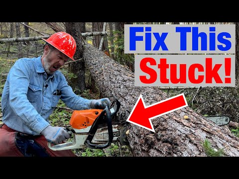 Got Your Chainsaw Stuck? Here's The Quick Pro Fix