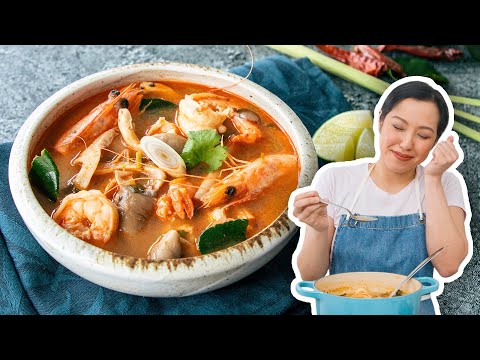 Authentic Thai Tom Yum Goong