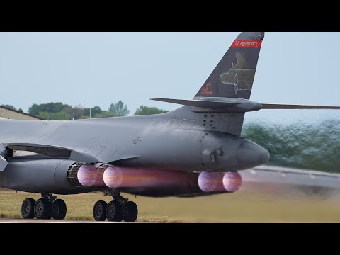 Day 7 RIAT 2025: The B1 Departs and the U2 goes up.