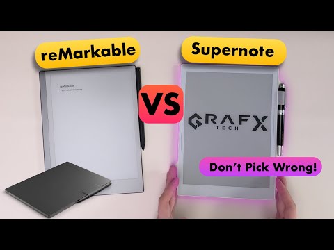 Supernote Manta VS reMarkable Series: In Depth Comparison