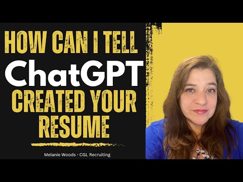 How Recruiters Can Tell Your Resume Came From ChatGPT - #resume #ai #artificialintelligence