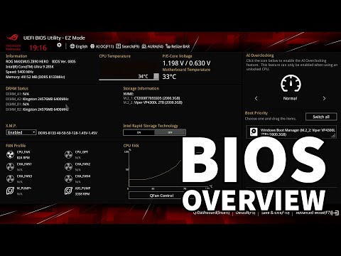 ASUS ROG Maximus Z890 Hero Motherboard BIOS Overview