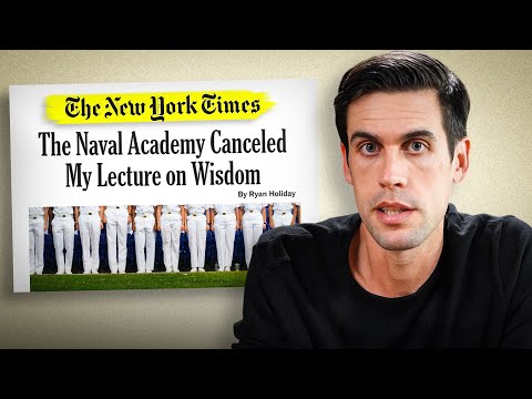 This Is The Stoicism Talk The Navy Banned (Ryan Holiday At The U.S. Naval Academy)