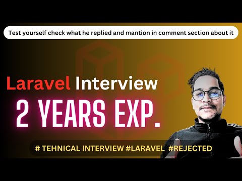 PHP / Laravel Interview | 2 Years| Backend Developer #interviewguide #laravel #liveinterview