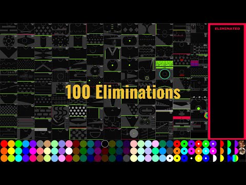 100 Eliminations Marble Race in Algodoo