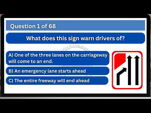 Full 68 Question Learner's Licence Test (2025)