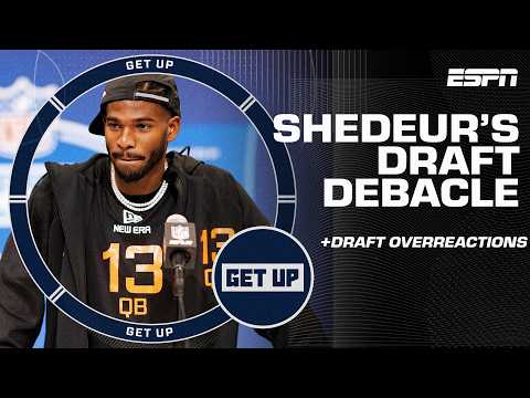 Dan Graziano on Shedeur's 'STUNNING' draft fall 😬 'The pre-draft process did him NO FAVORS' | Get Up