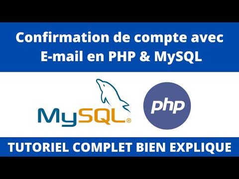 TUTO PHP - Confirmation de Compte par mail