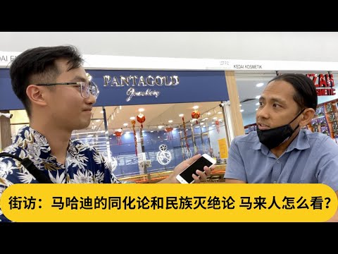 马来人：请停止伤害华人印度人！街访：马哈迪的同化论和民族灭绝论，马来人怎么看？｜阿耀闲聊政治
