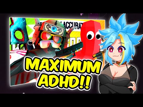 MAX ADHD!! | LuminusRed Reacts To "SWAWS | Totally Accurate Battlegrounds"