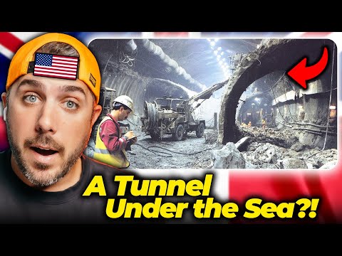 American Reacts to The Channel Tunnel...Unbelievable!