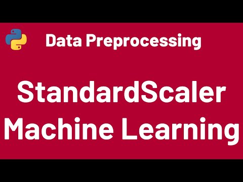 Data Preprocessing 01: StandardScaler Machine Learning | Scikit Learn | Sklearn | Python |