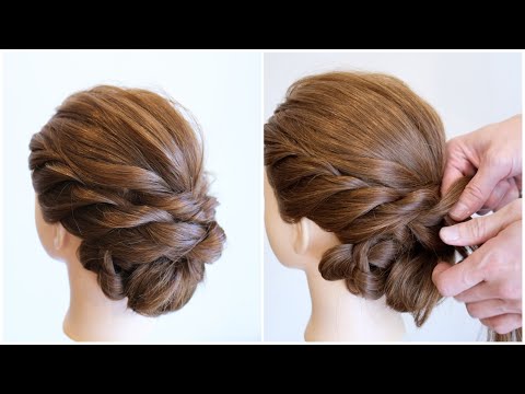 洋装だけでなく着物にも使えるヘアアレンジ/Double Twisted Low Bun / hair works &SOL