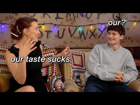 Noah Schnapp and Millie Bobby Brown being chaotic besties for 5 minutes